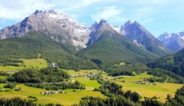 village-Alpine-valley-canton-Saint-Moritz-Engadin village-Alpine-valley-canton-Saint-Moritz-Engadin